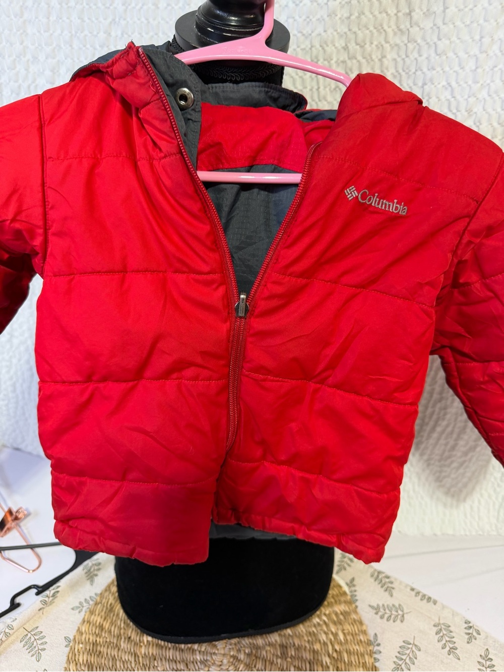 Columbia Kids Red Puffer Jacket